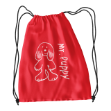 Mr Puppy Drawstring Bag