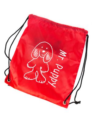 Mr Puppy Drawstring Bag